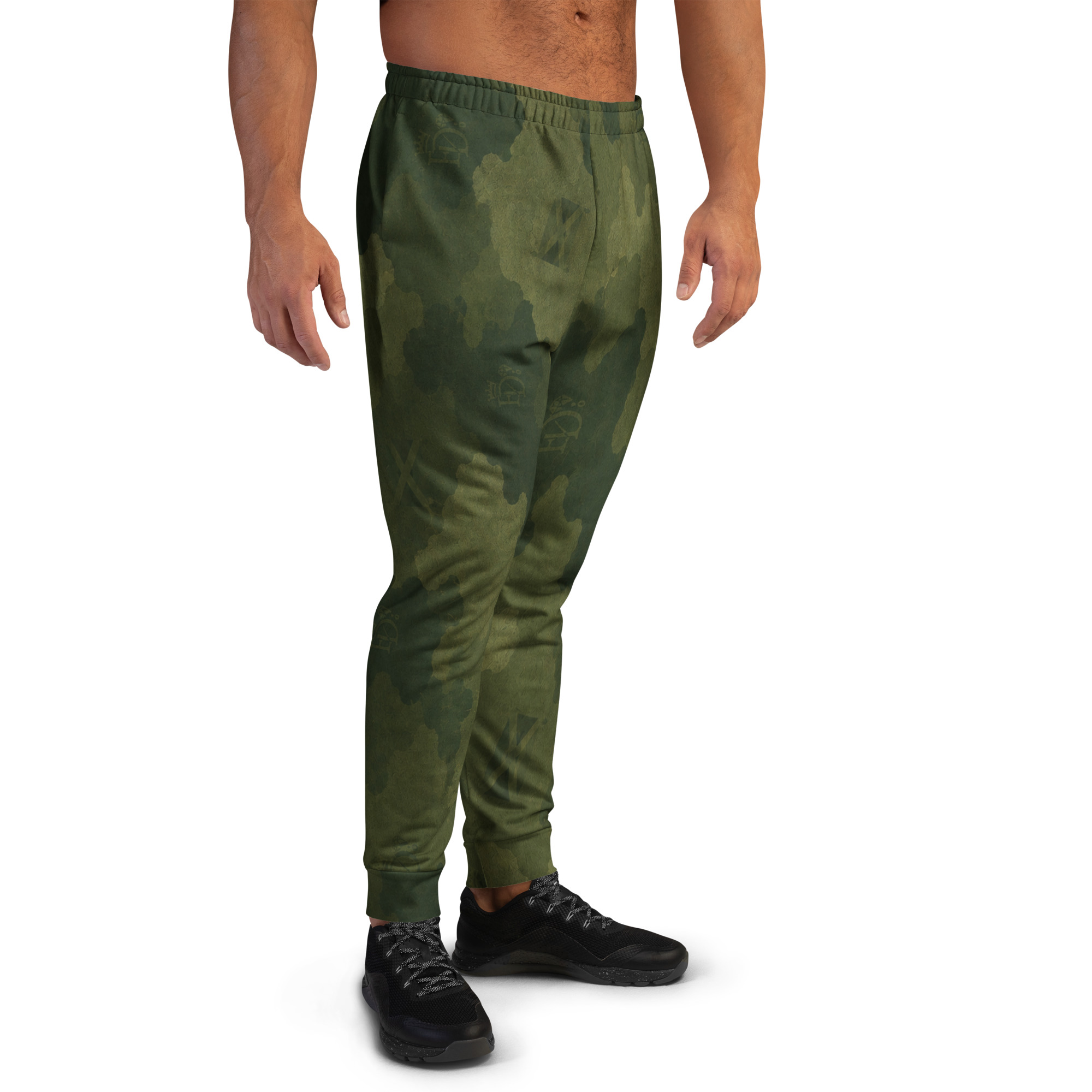 "MAROON LIGHT CANOPY CAMO" Men's Joggers
