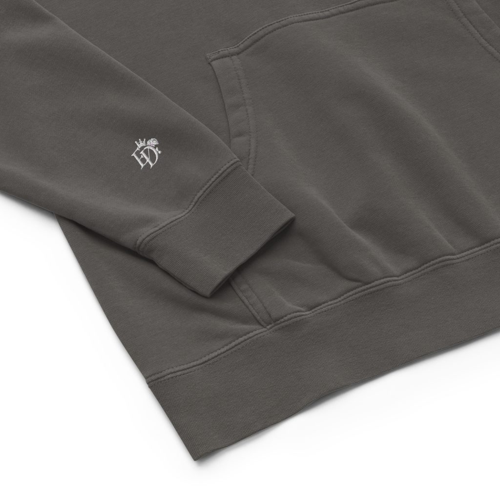 ED-BLACK-LABEL dyed hoodie